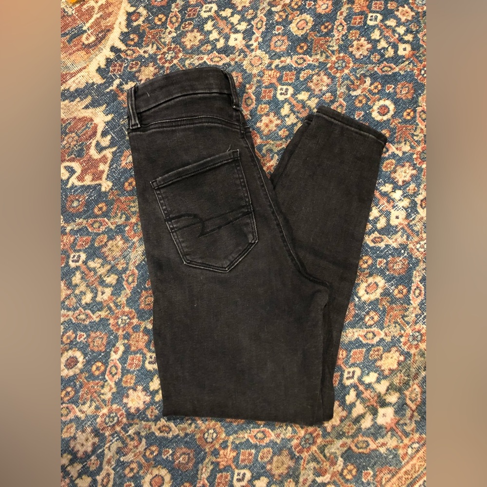 Size 2, short American Eagle black jeans